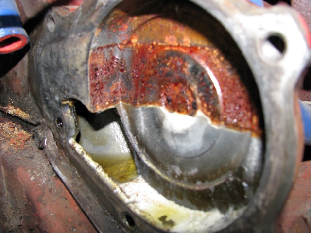 Water Pump Housing After Citric Acid Flush 15-10-08 Water Pump Housing After Citric Acid Flush 15-10-08